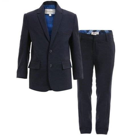 navy burberry suit|Burberry two piece suit.